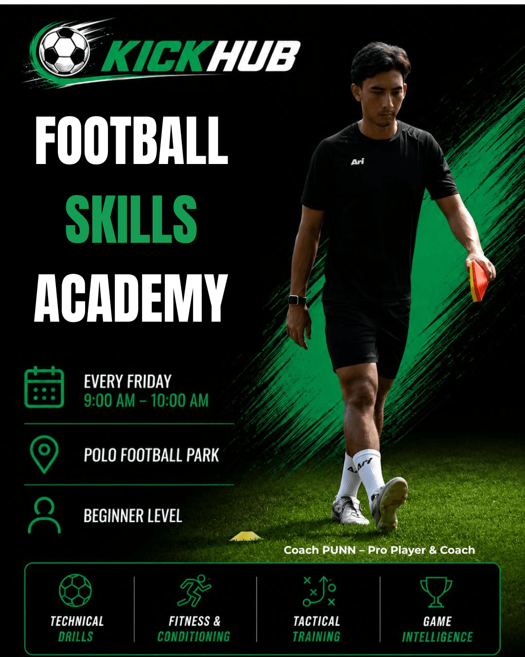Football Coaching for Adults in Bangkok: KickHub Academy